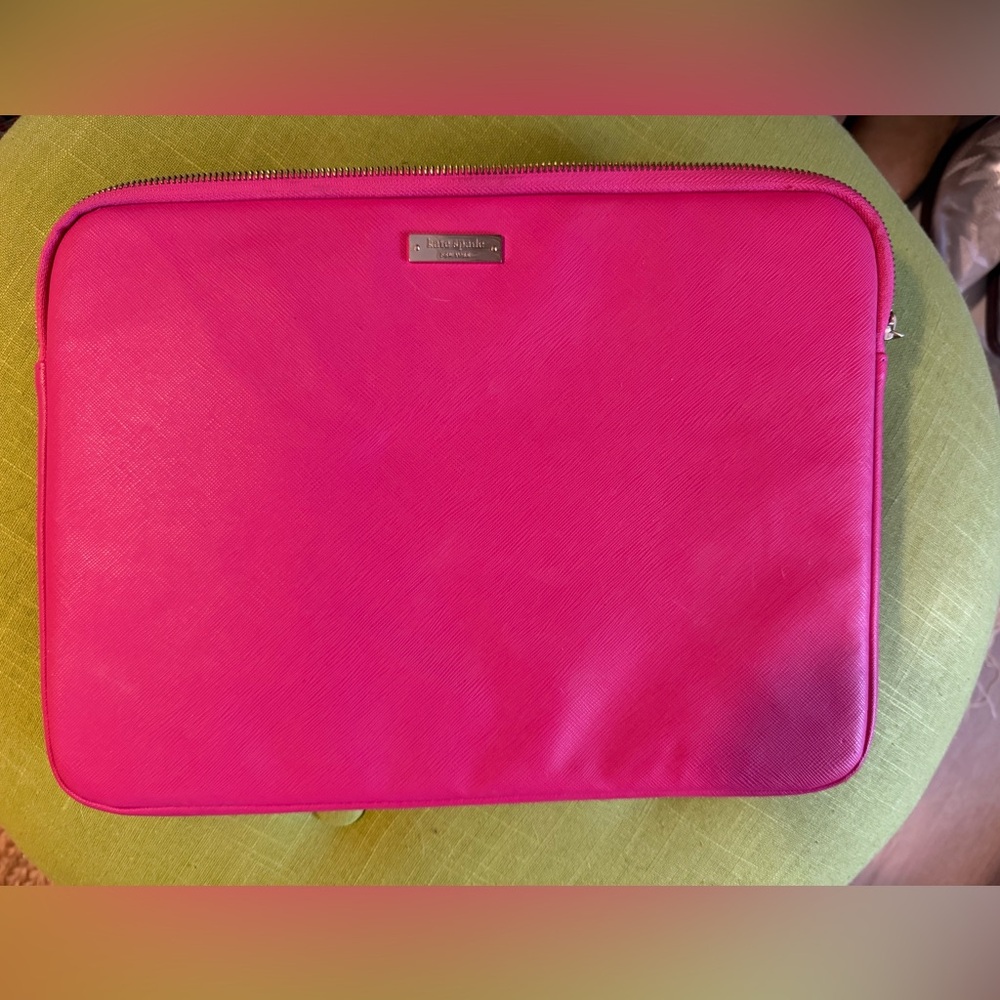 Kate Spade Vibrant Pink Laptop Sleeve